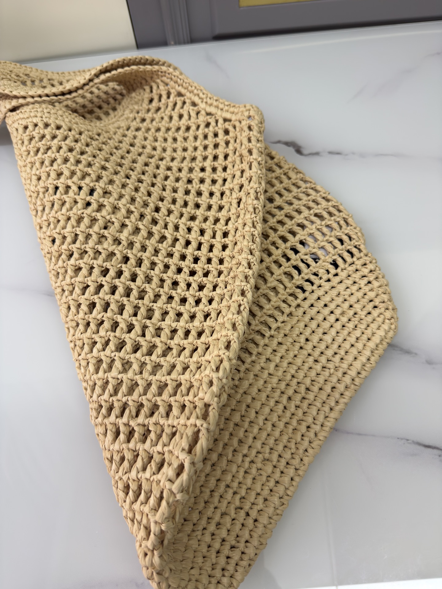 [TOP] PRADA Straw Shopping Bag 39x34cm - 4 Colour