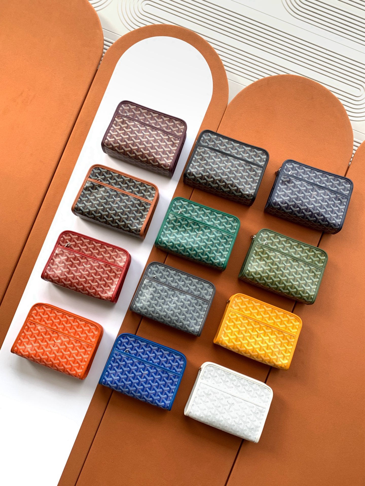 [TOP] Goyard Jouvence Toiletry Bag 21x7x16cm - 12 Color