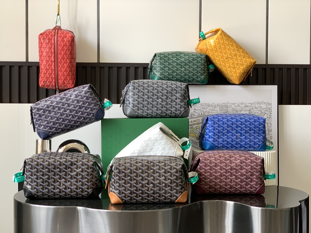 [TOP] Goyard Boeing 25 Toiletry Bag 24x13x12 cm - 10 Colors