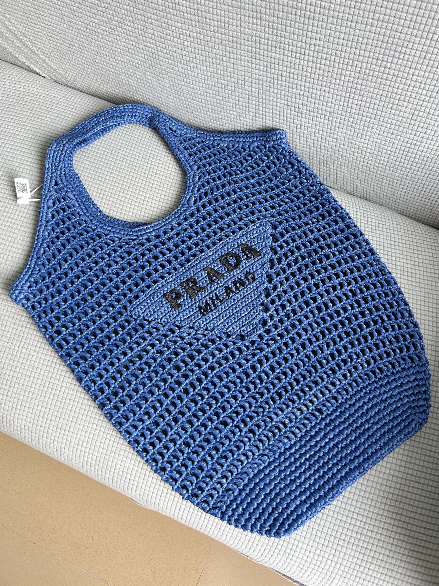 [TOP] PRADA Straw Shopping Bag 39x34cm - 4 Colour