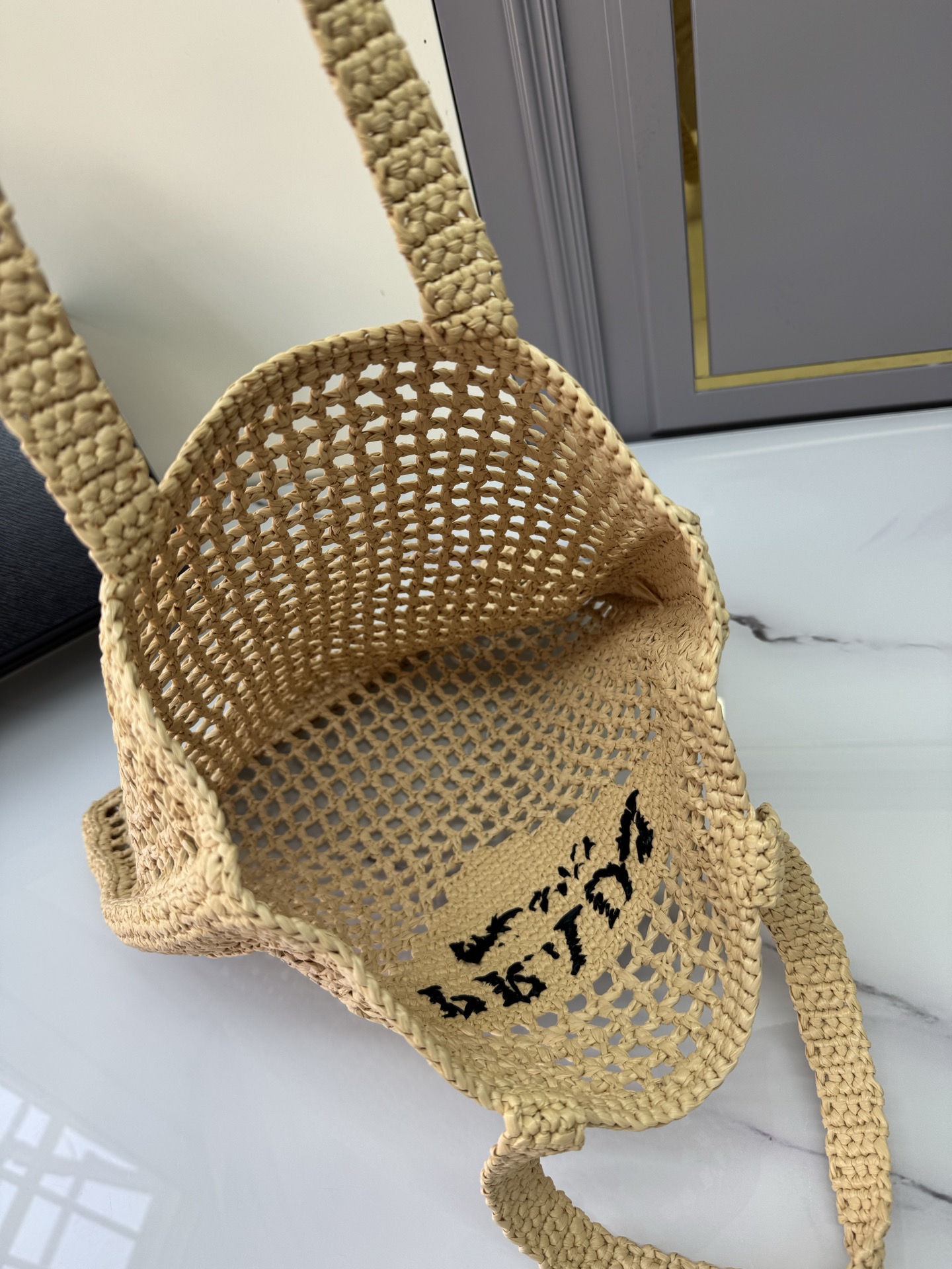 [Top] PRADA Weave Tote Bag 38x36x3cm - 3 Colour