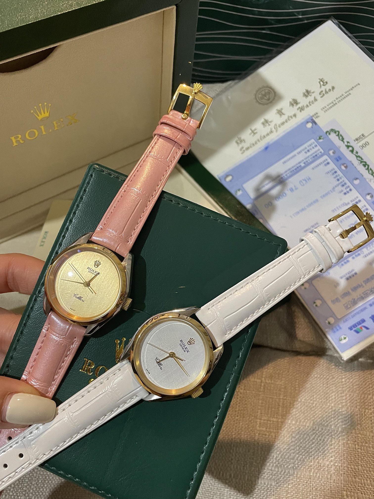 [TOP] ROLEX Watch with Gold Bezel 33mm - 6 Colors