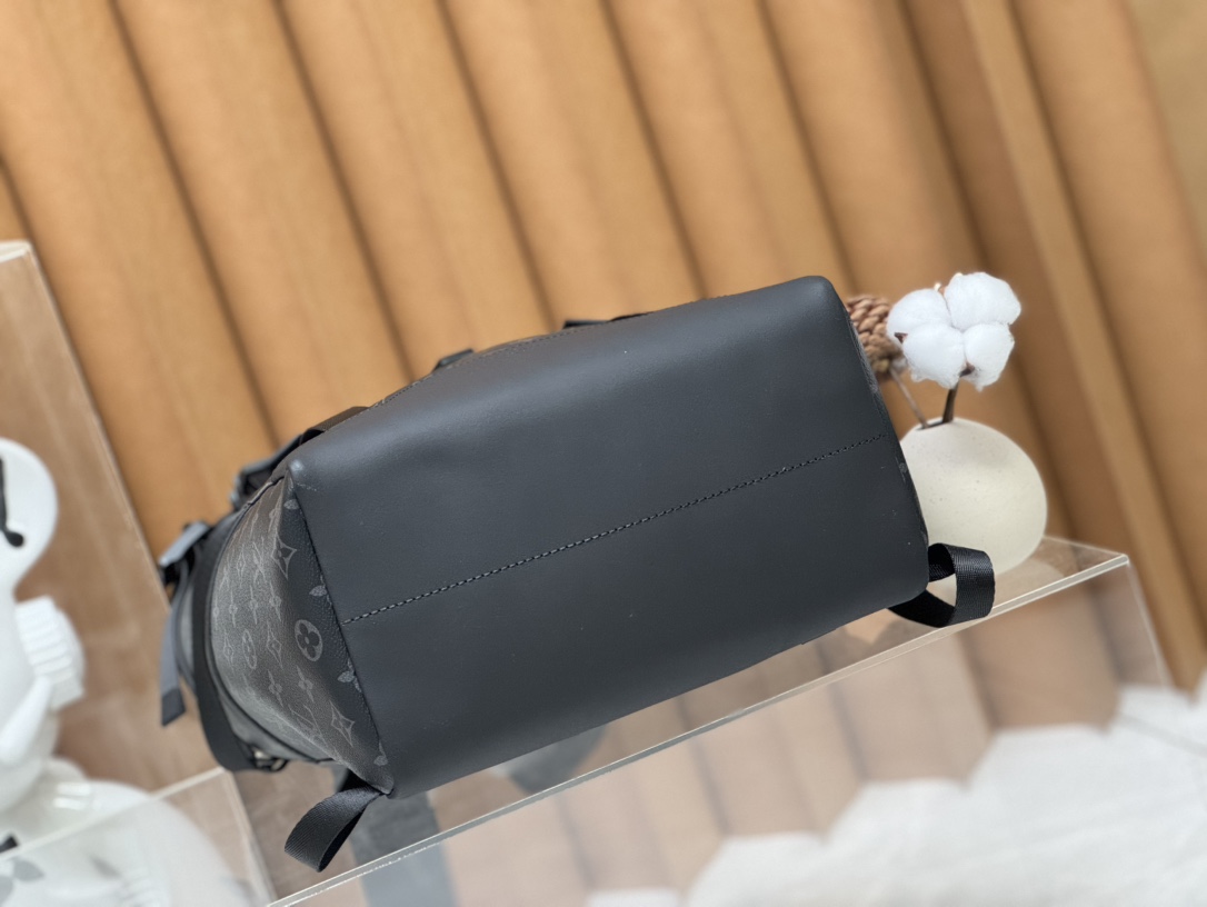 [TOP] Louis Vuitton LV Getaway Backpack Monogram Eclipse Canvas 29x50x15cm - Black