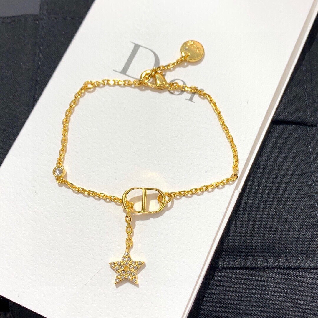[TOP] Christian Dior CD  Bracelet - Gold