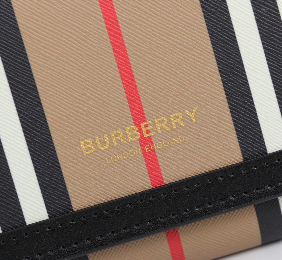 [TOP] BURBERRY Crossbody Bag 21 x 3 x 12cm - Brown