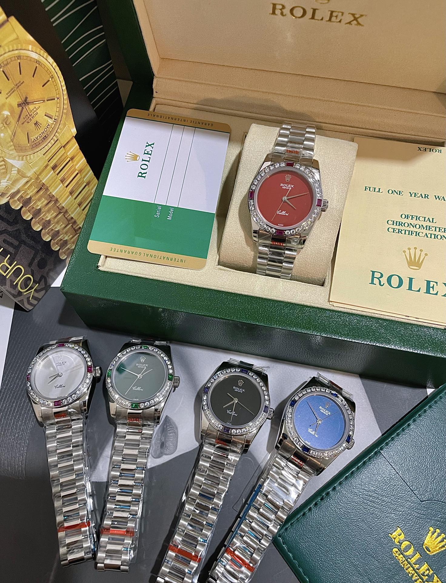 [TOP] ROLEX Watch Silver 31mm - 5 Colors