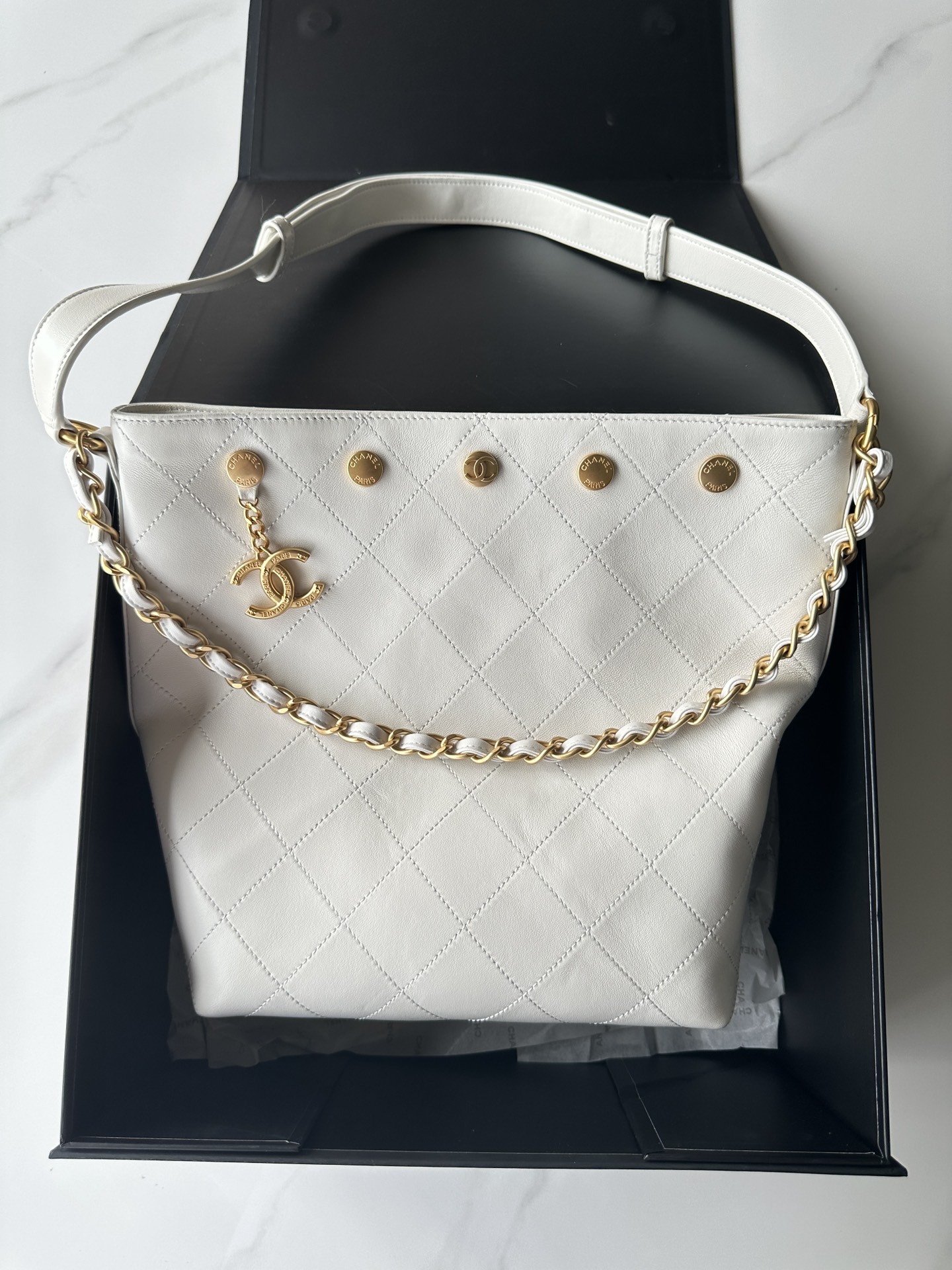[TOP] CHANEL Hobo Bag 31*28*15cm - 3 Colour