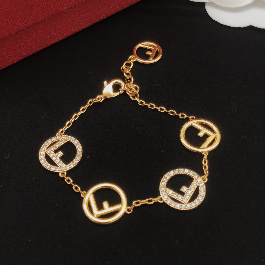 [TOP] FENDI Bracelets - Gold