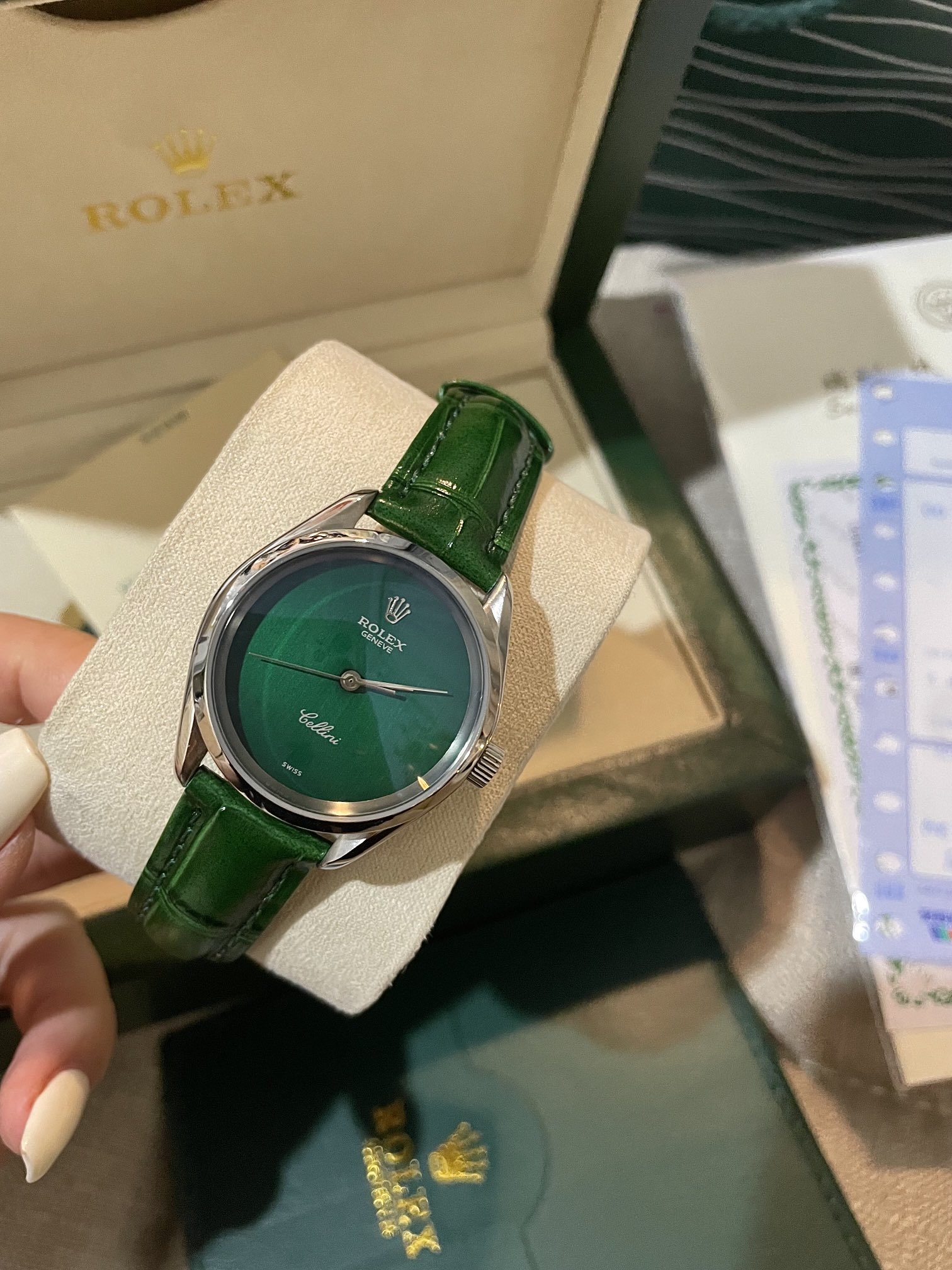 [TOP] ROLEX Watch with Silver Bezel 33mm - 4 Colors
