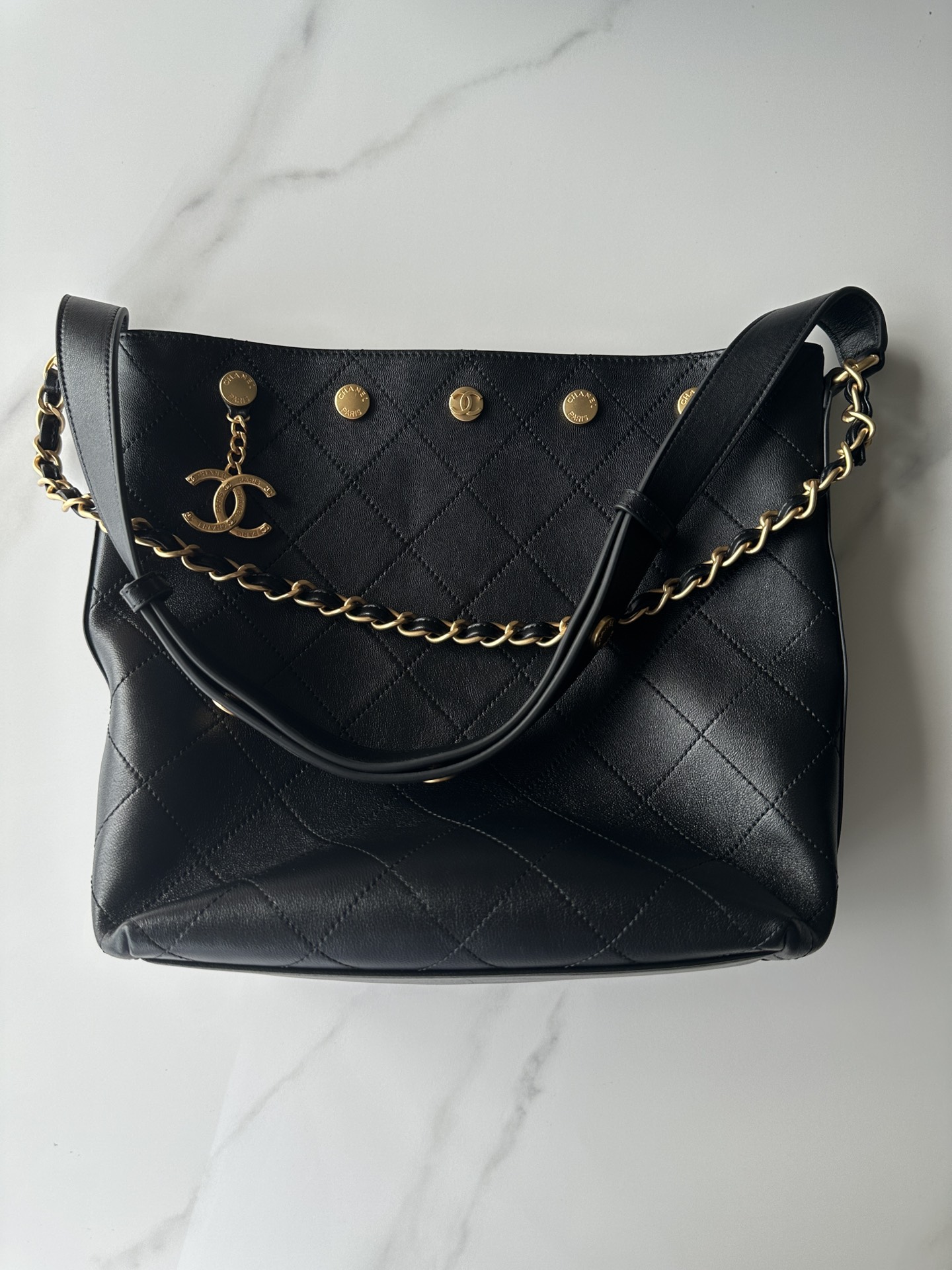 [TOP] CHANEL Hobo Bag 31*28*15cm - 3 Colour
