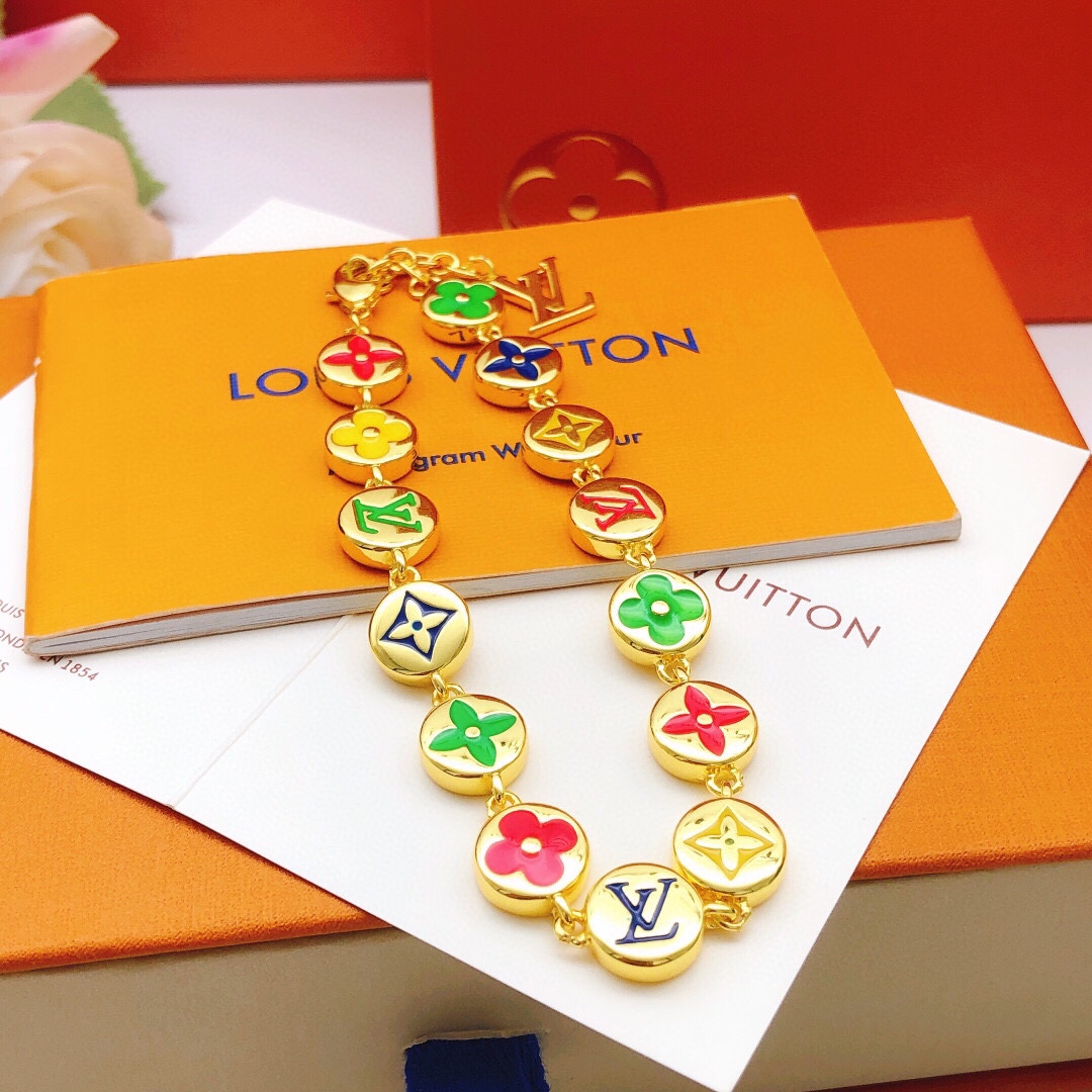[TOP] Louis Vuitton LV Bracelet - Gold