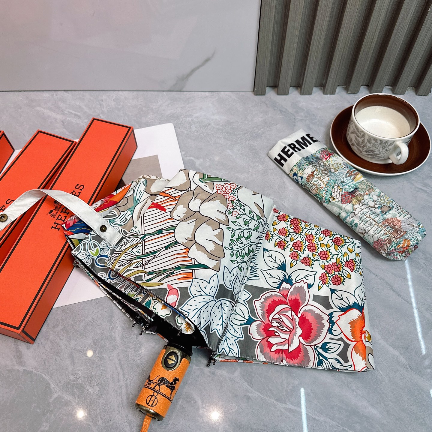 [TOP] HERMES Umbrella - 3 Colors