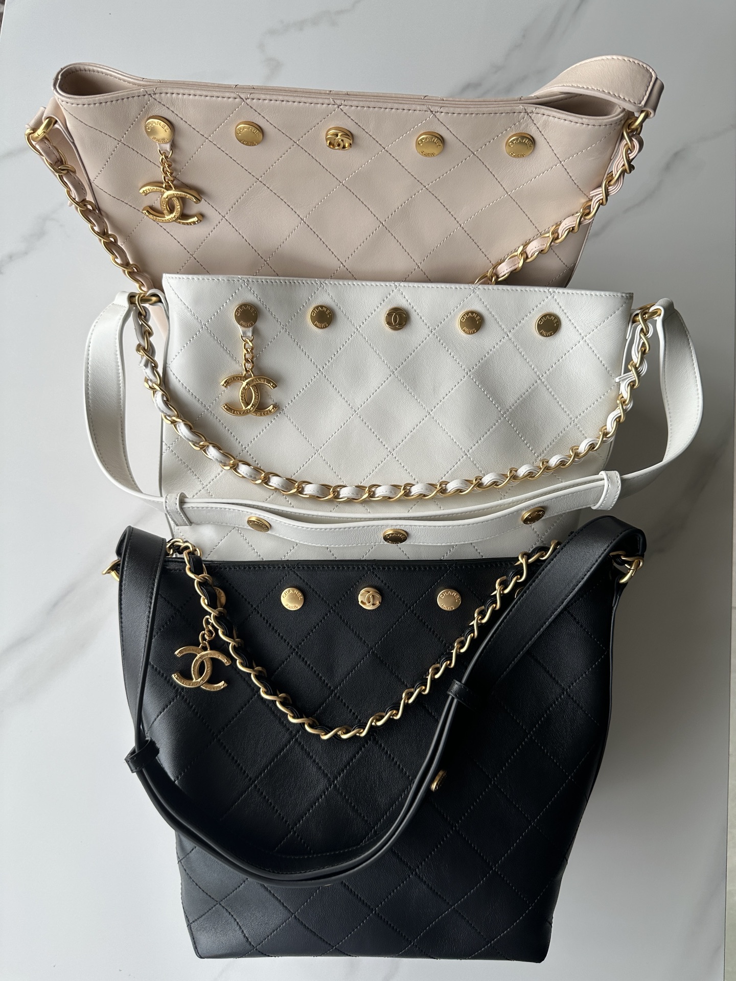 [TOP] CHANEL Hobo Bag 31*28*15cm - 3 Colour