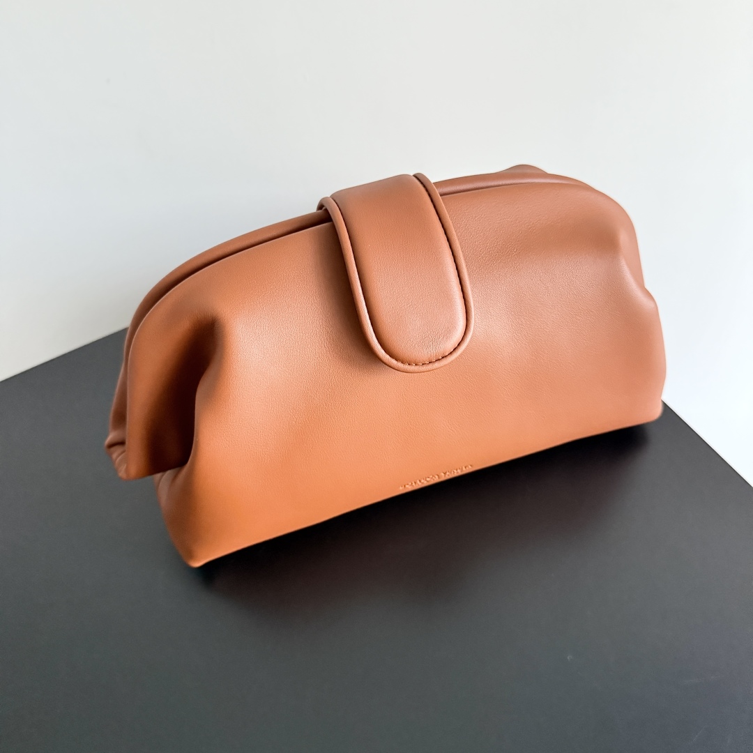 [TOP] Bottega Veneta BV Lauren 1980 Clutch Bag 31.5*16.5*11cm - Brown