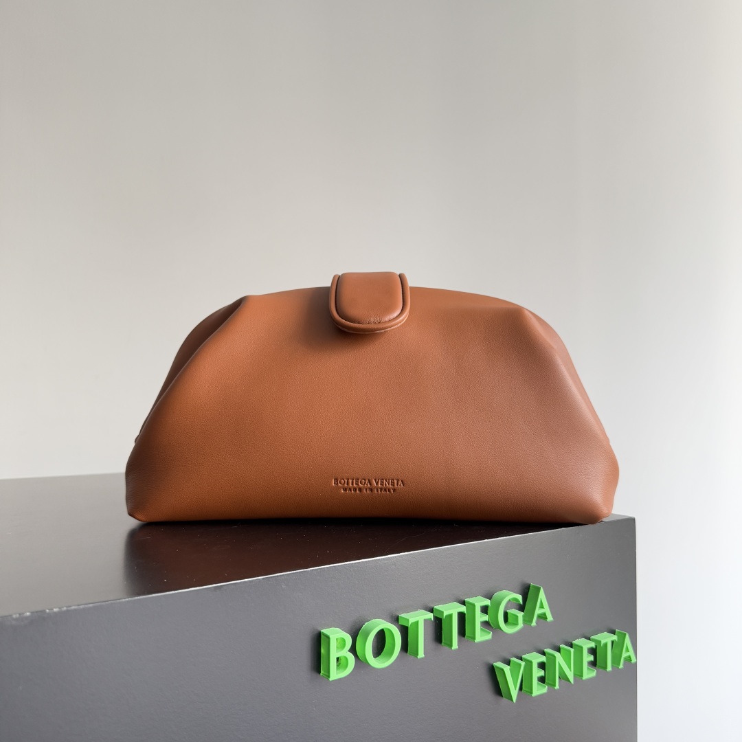 [TOP] Bottega Veneta BV Lauren 1980 Clutch Bag 31.5*16.5*11cm - Brown