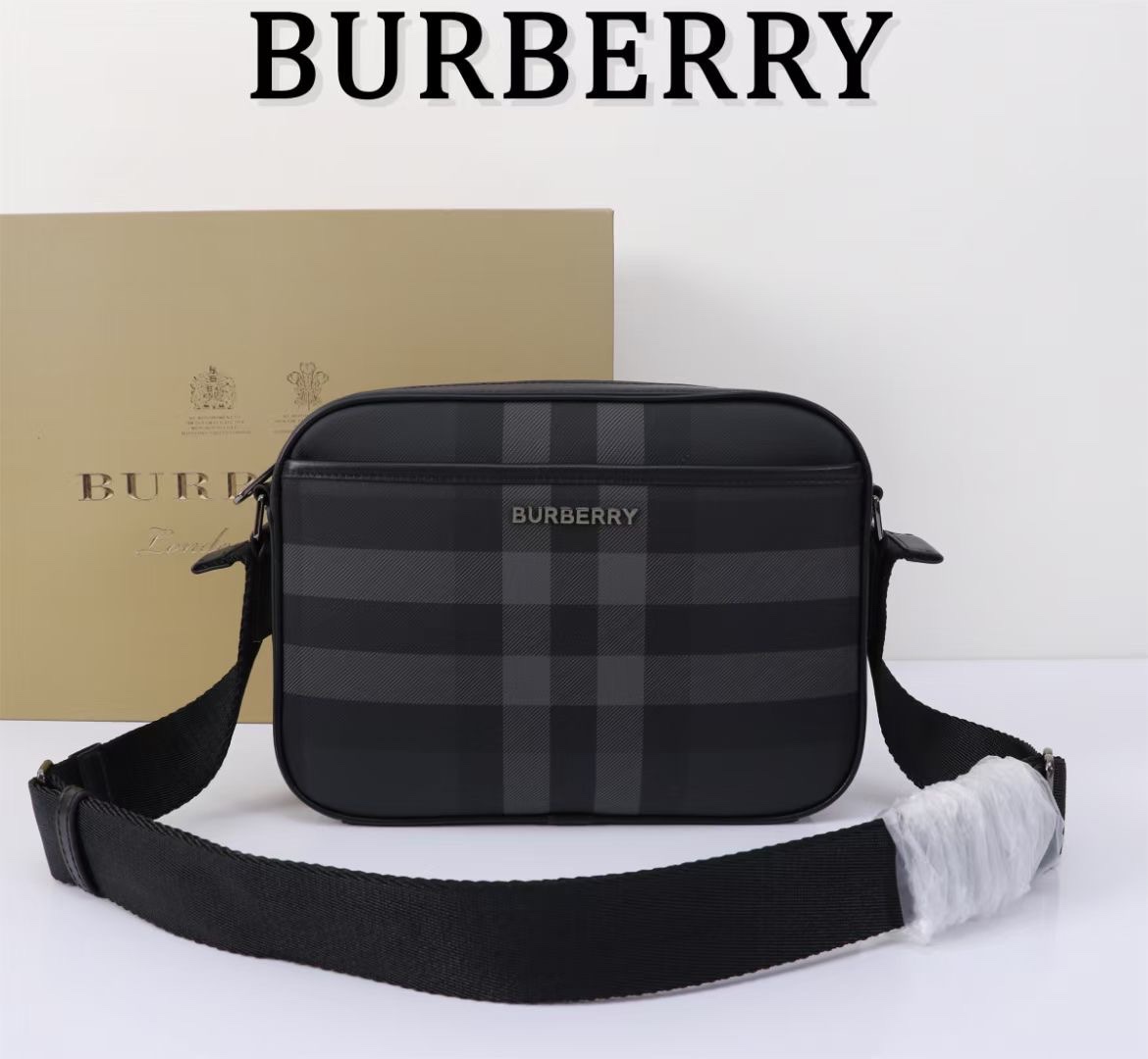 [TOP] BURBERRY Crossbody Bag 25x5x18cm - 2 Color