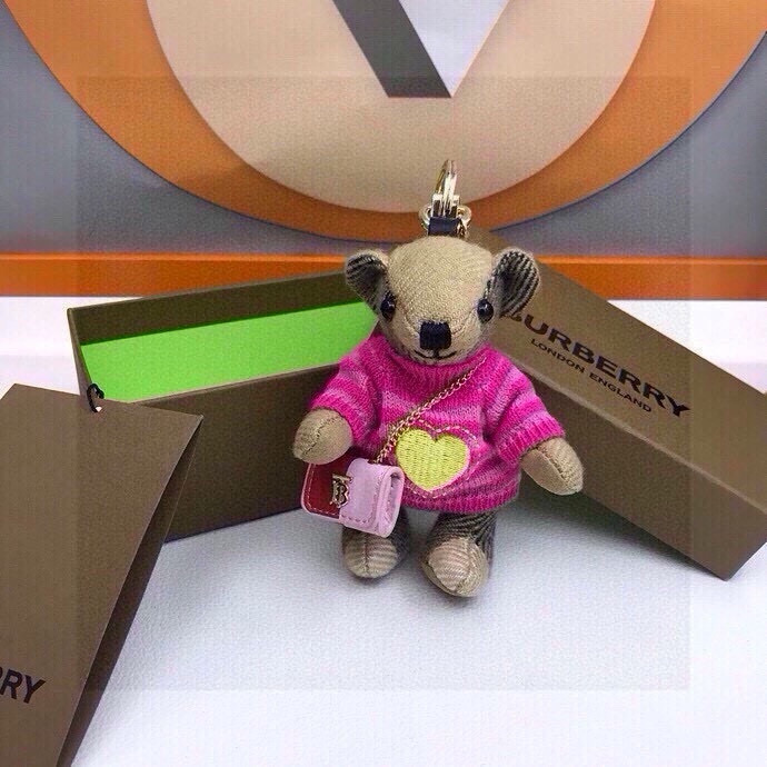 [TOP] BURBERRY  Bear  Keychain Pendant - 3 Colors