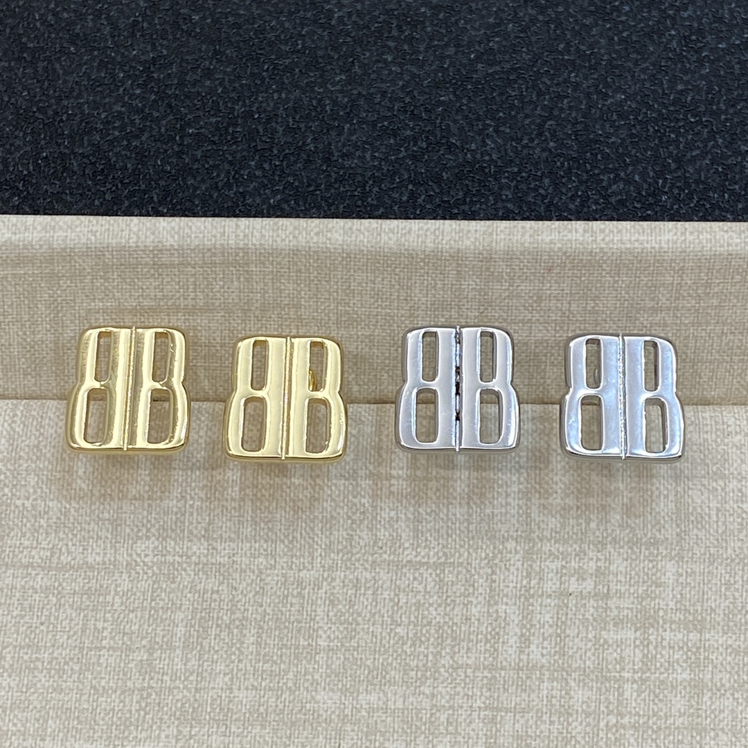 [TOP] BALENCIAGA BB Earrings-2 Colors