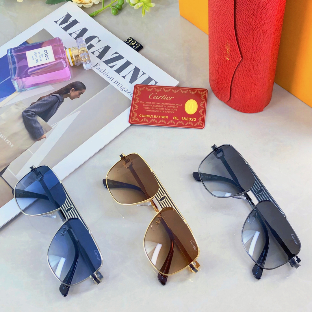 [TOP] Cartier Sunglasses - 3 Color