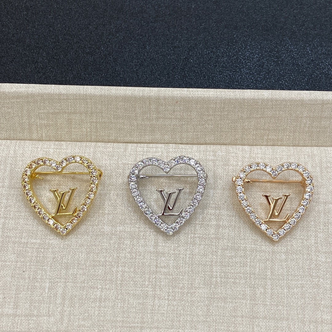 [TOP] Louis Vuitton LV Brooch - 3 Color