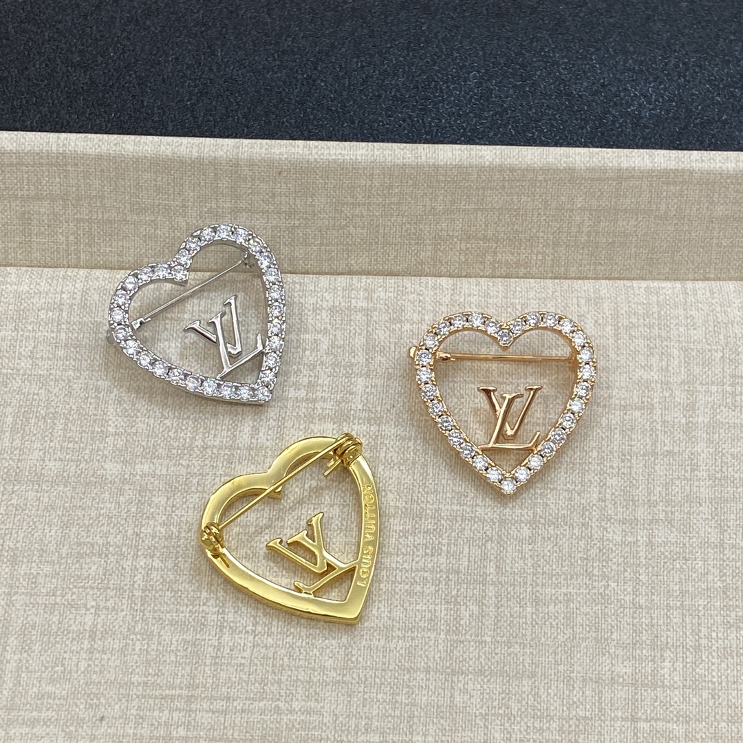 [TOP] Louis Vuitton LV Brooch - 3 Color