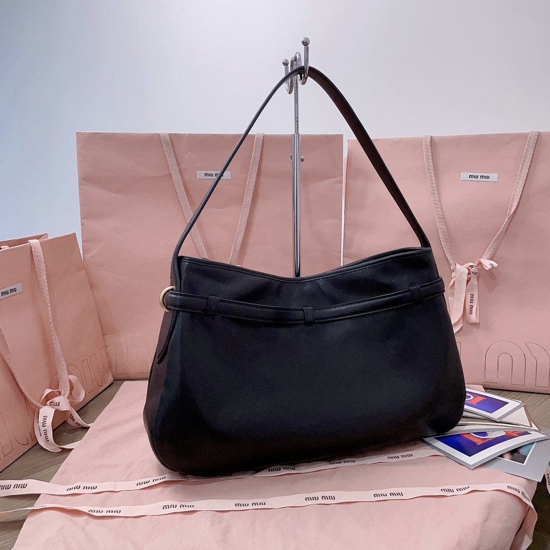 [TOP] Miu Miu Aventure Handbags Sheepskin 33X19X5CM/ 40X24X7CM - 2 Colour