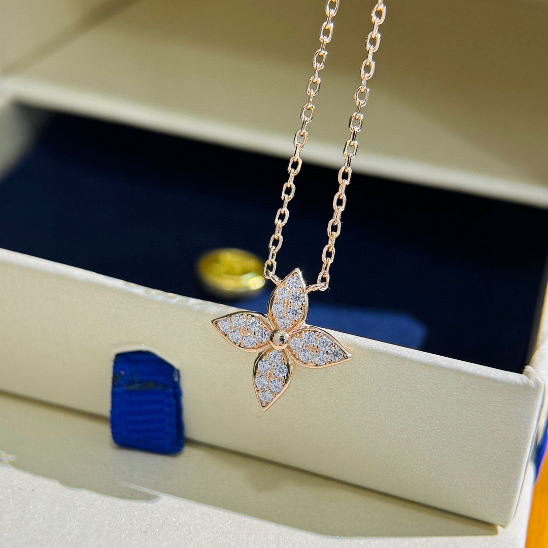 [TOP] Louis Vuitton LV Necklace - Gold