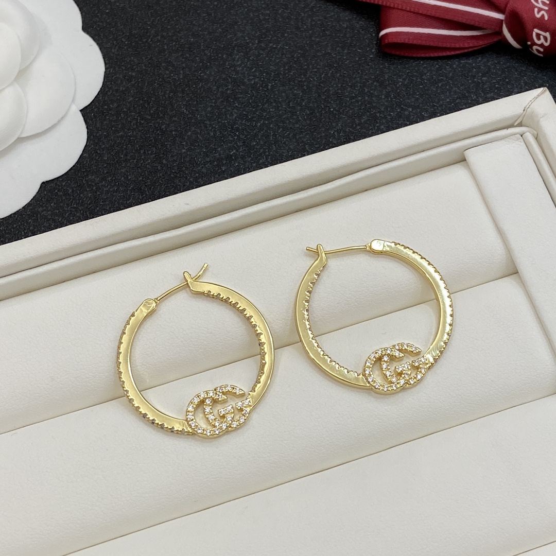 [TOP] GUCCI  Earrings - 2 Colors