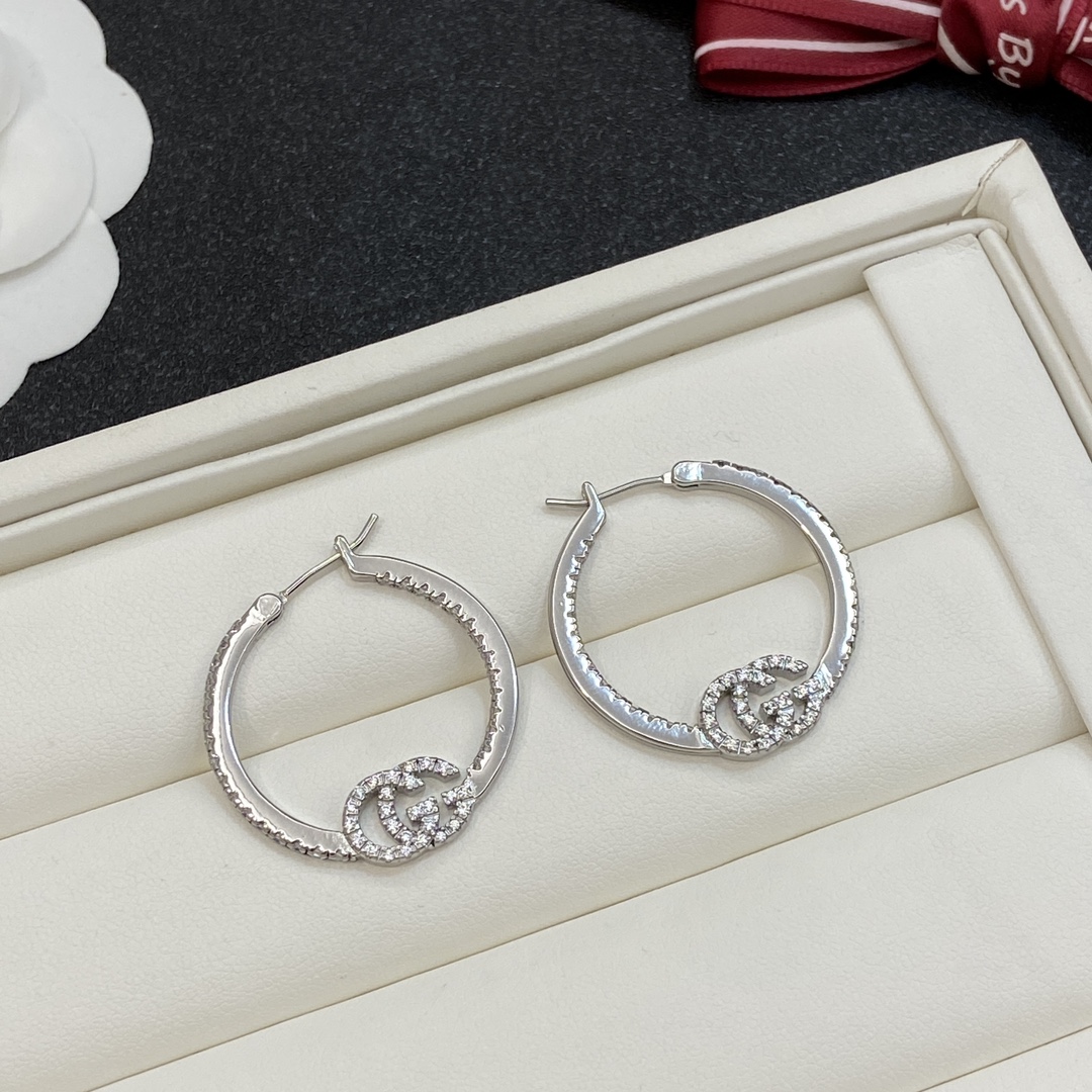 [TOP] GUCCI  Earrings - 2 Colors