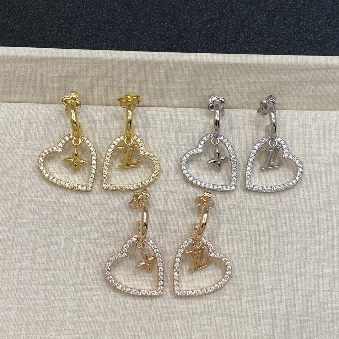[TOP] Louis Vuitton LV Earrings - 3 Color
