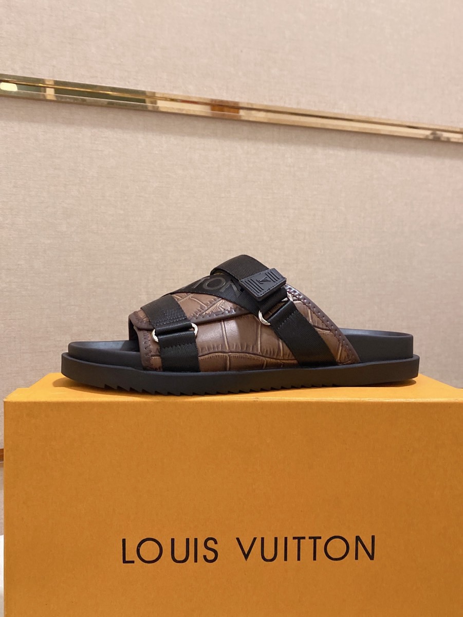 [TOP] Louis Vuitton LV Men's Slippers - 3 Colors