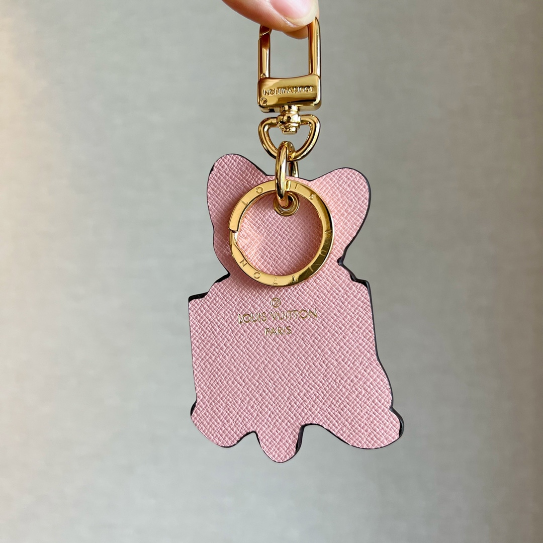 [TOP] Louis Vuitton LV Tiger Keychain-Brown