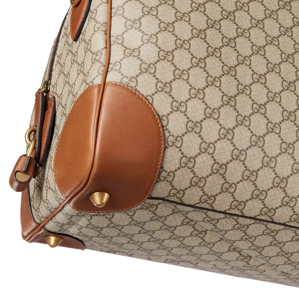 [TOP] GUCCI GG Emblem Handbag 47*31*25cm - Brown