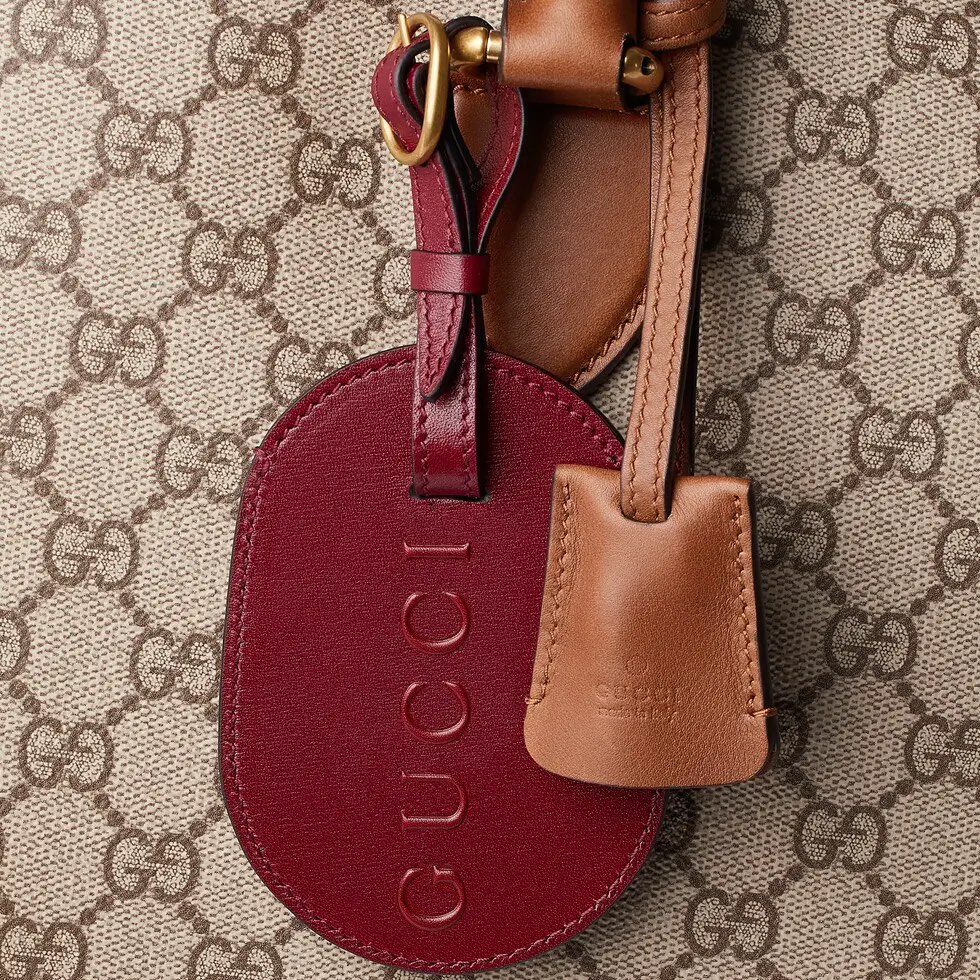 [TOP] GUCCI GG Emblem Handbag 47*31*25cm - Brown