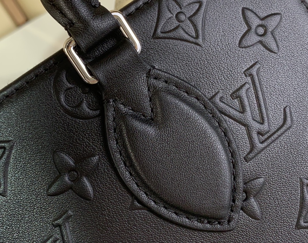 [TOP] Louis Vuitton LV On The Go Tote Bag Monogram Bold 25x19x11.5cm - Black