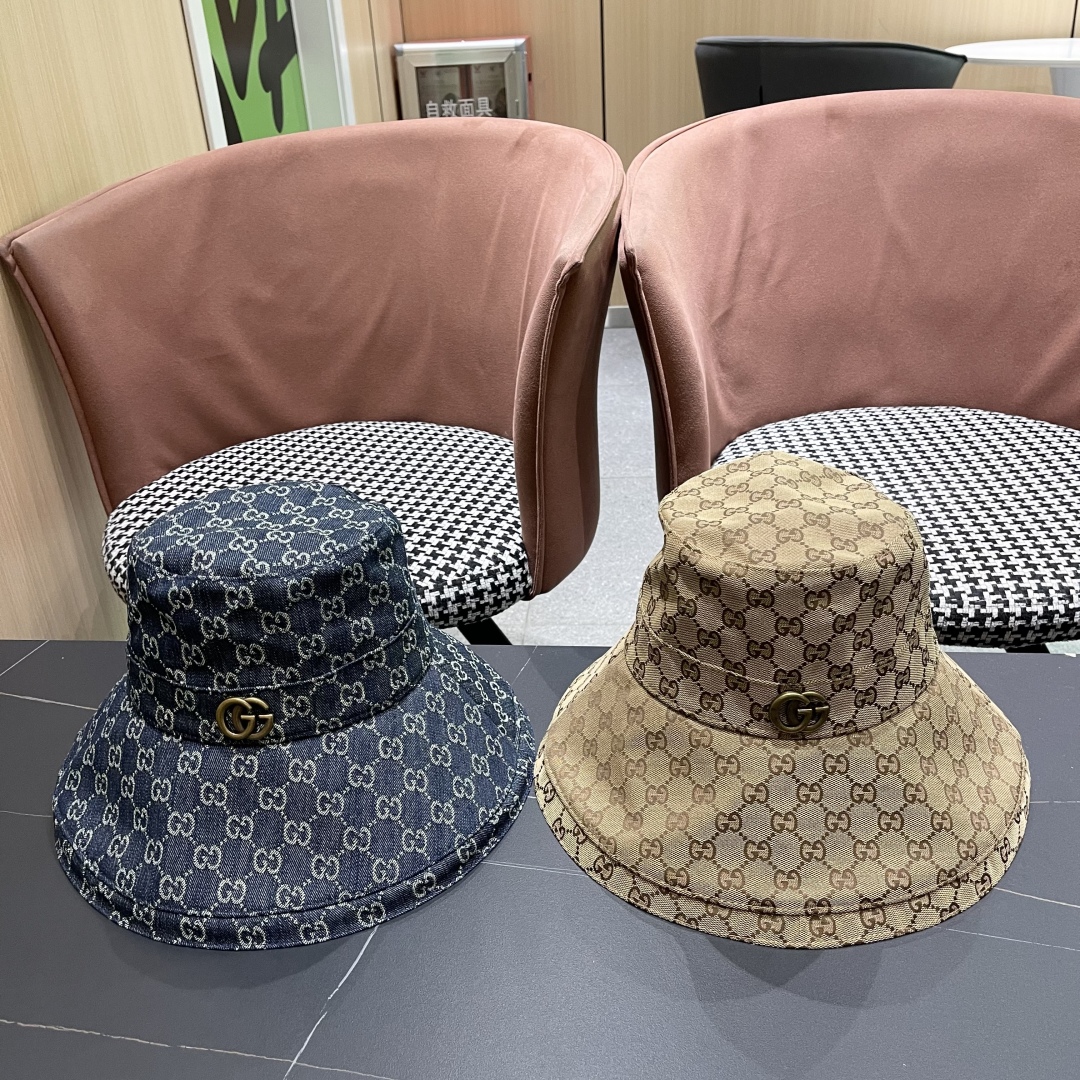 [TOP] GUCCI  Fisherman Hat - 2 Colors