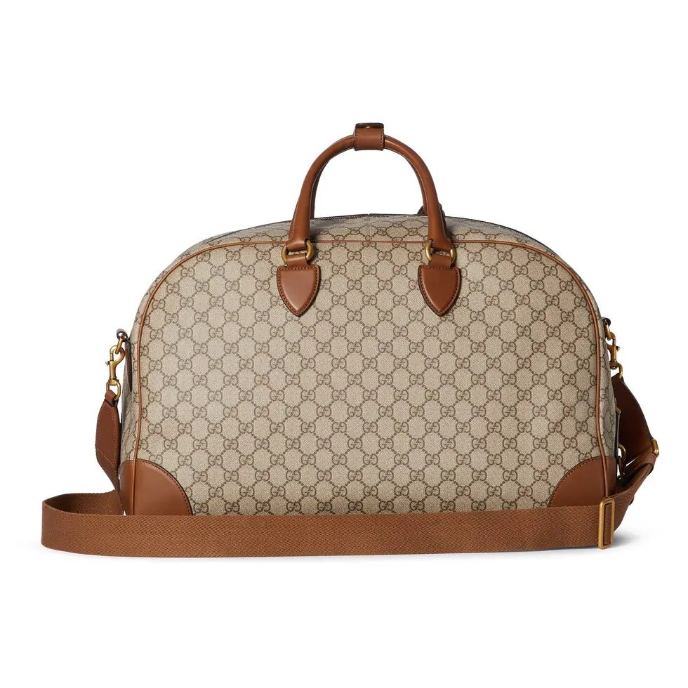[TOP] GUCCI GG Emblem Handbag 47*31*25cm - Brown