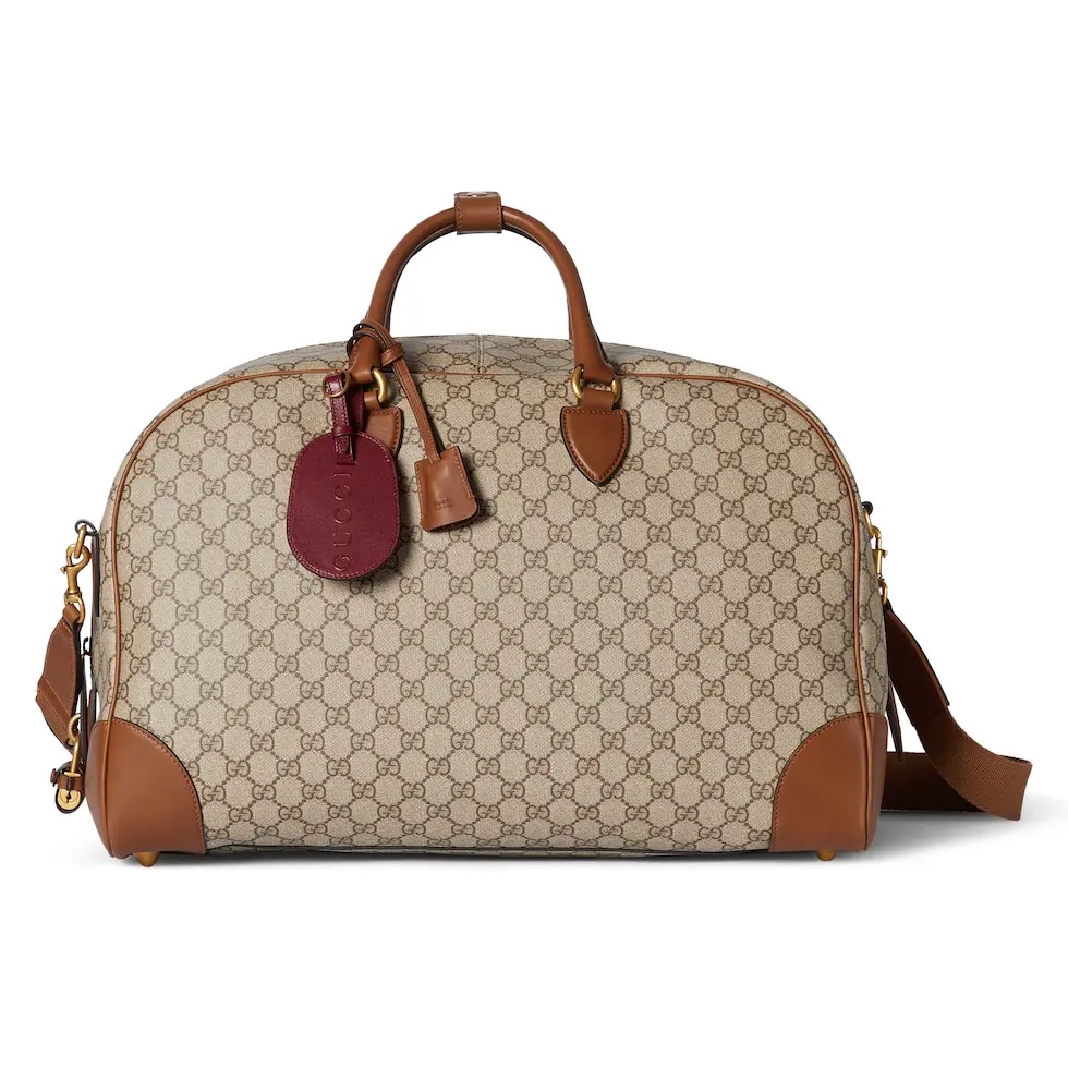 [TOP] GUCCI GG Emblem Handbag 47*31*25cm - Brown