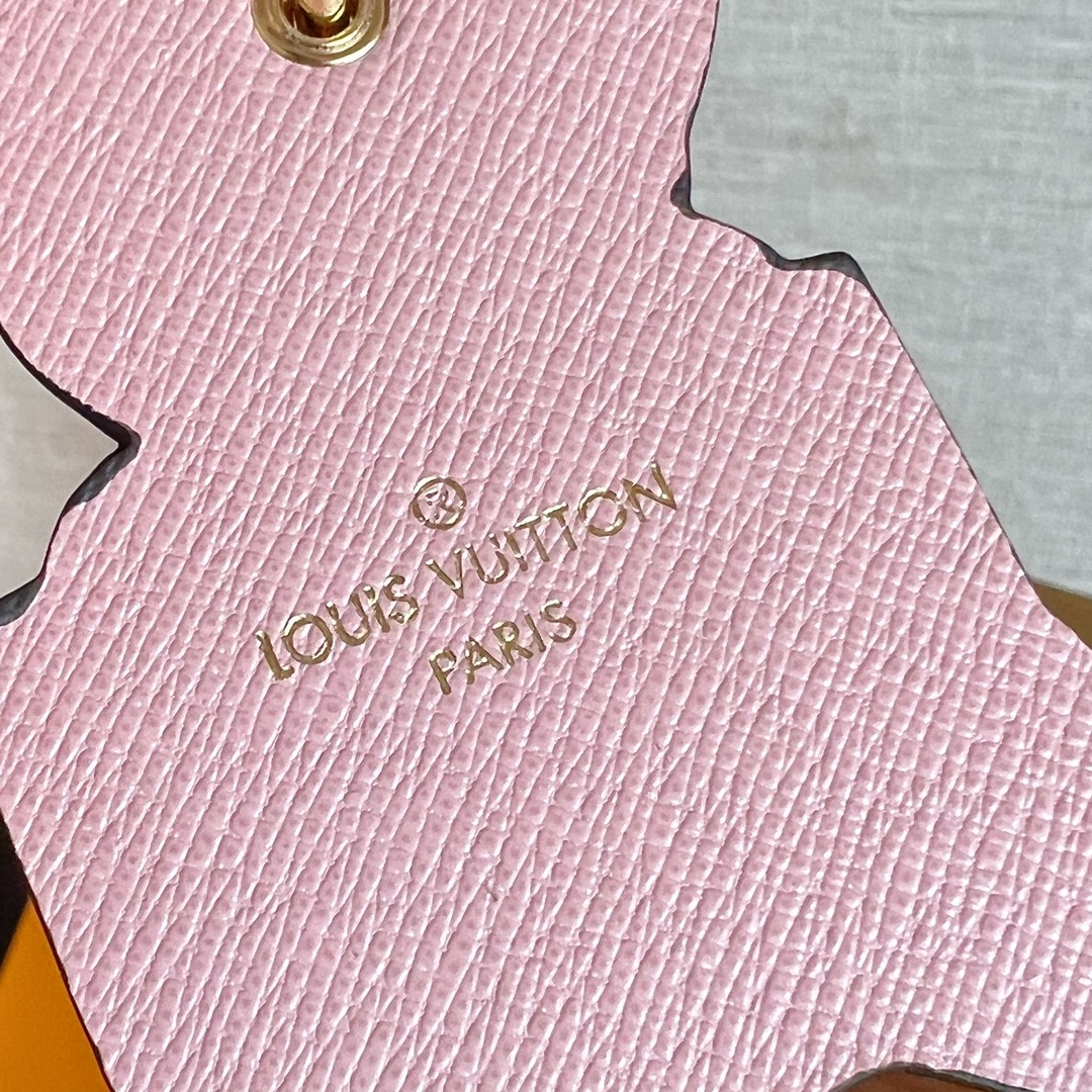 [TOP] Louis Vuitton LV Tiger Keychain-Brown