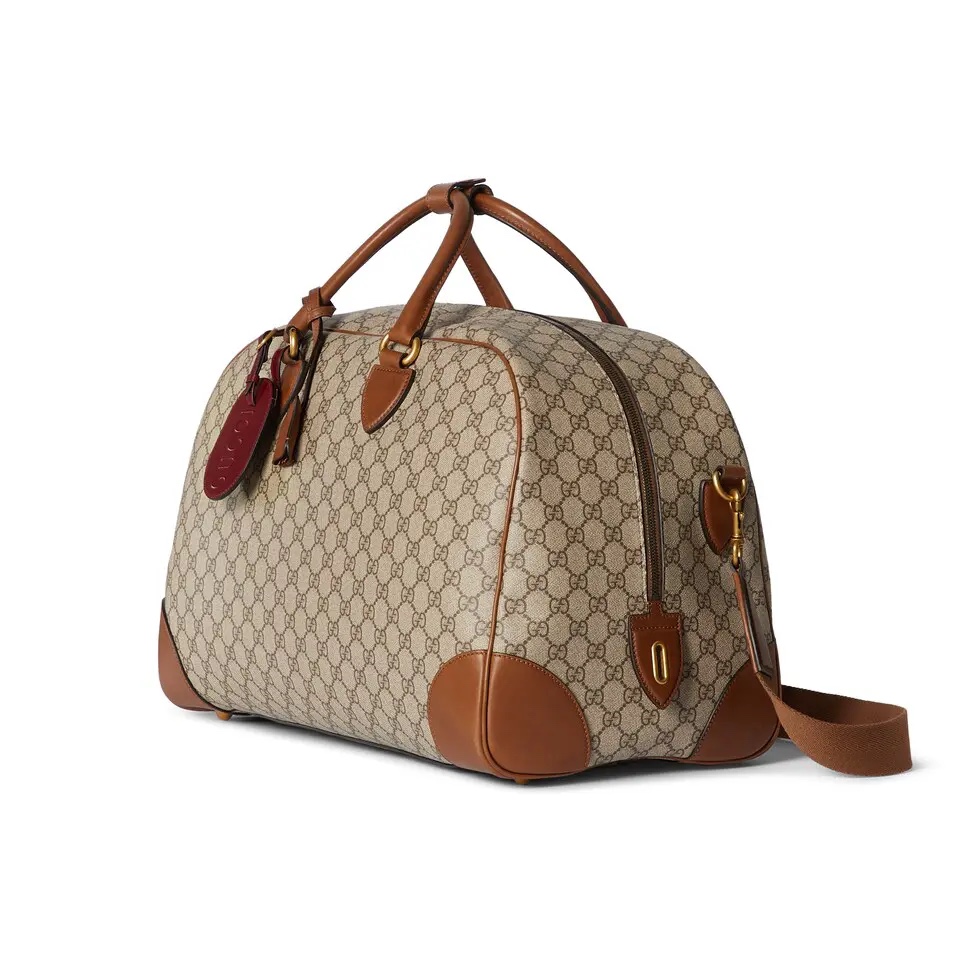 [TOP] GUCCI GG Emblem Handbag 47*31*25cm - Brown