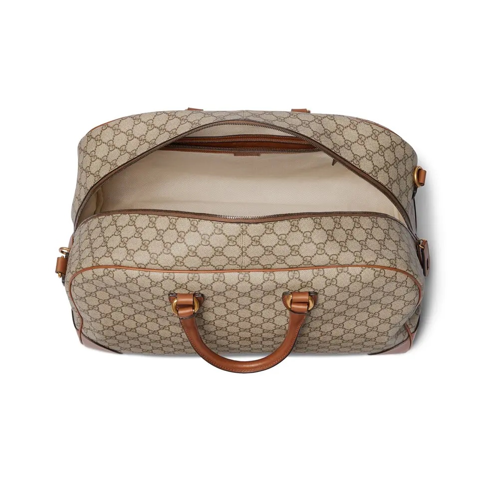 [TOP] GUCCI GG Emblem Handbag 47*31*25cm - Brown