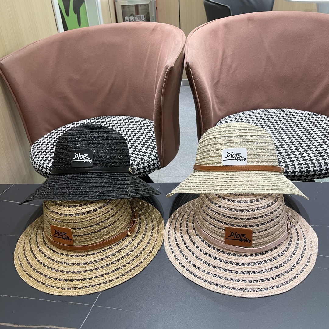 [TOP] Christian Dior 2025 New Sun Hat - 4 Colour
