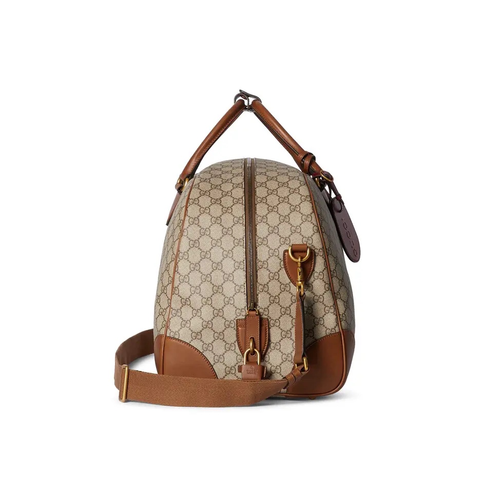 [TOP] GUCCI GG Emblem Handbag 47*31*25cm - Brown