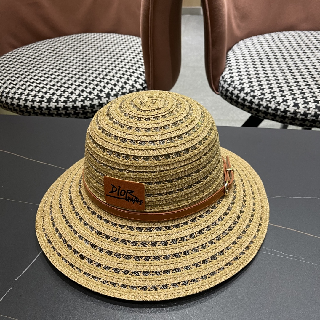 [TOP] Christian Dior 2025 New Sun Hat - 4 Colour