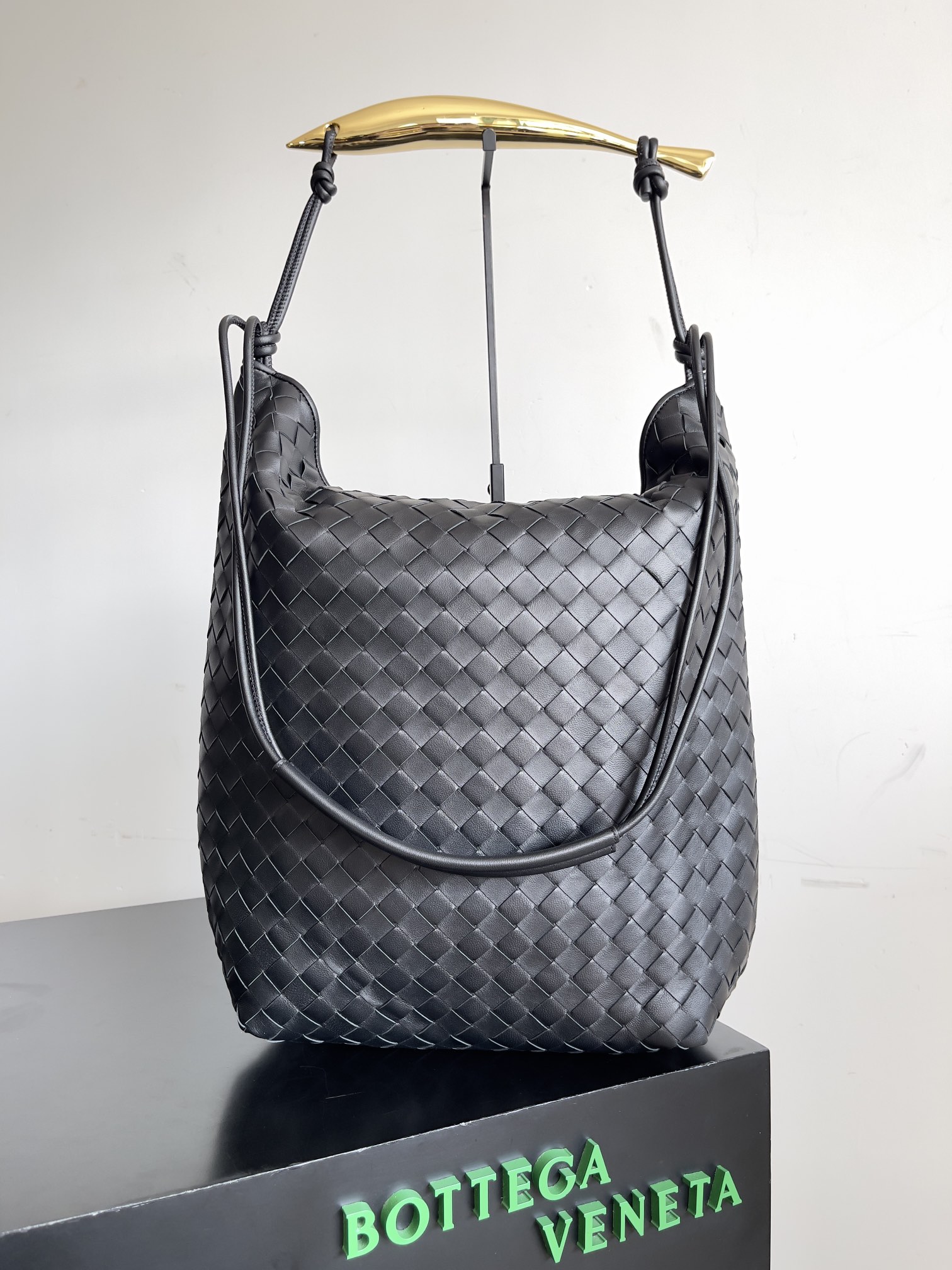 [TOP] Bottega Veneta BV Sardine Bag 44x13x40cm - Black