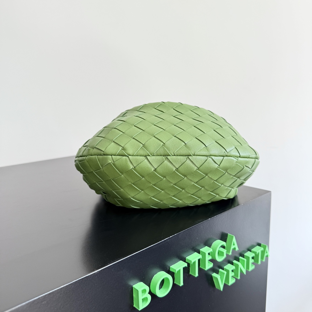 [TOP] Bottega Veneta BV Jodie Bag 26x13x8.5cm - Green