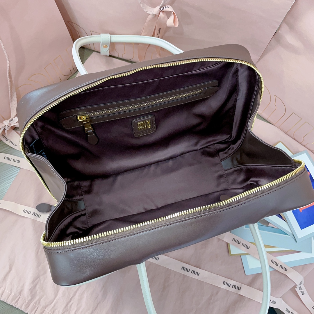 [TOP] Miu Miu Cow Leather Handbag 34x23x10cm - 3 Colour