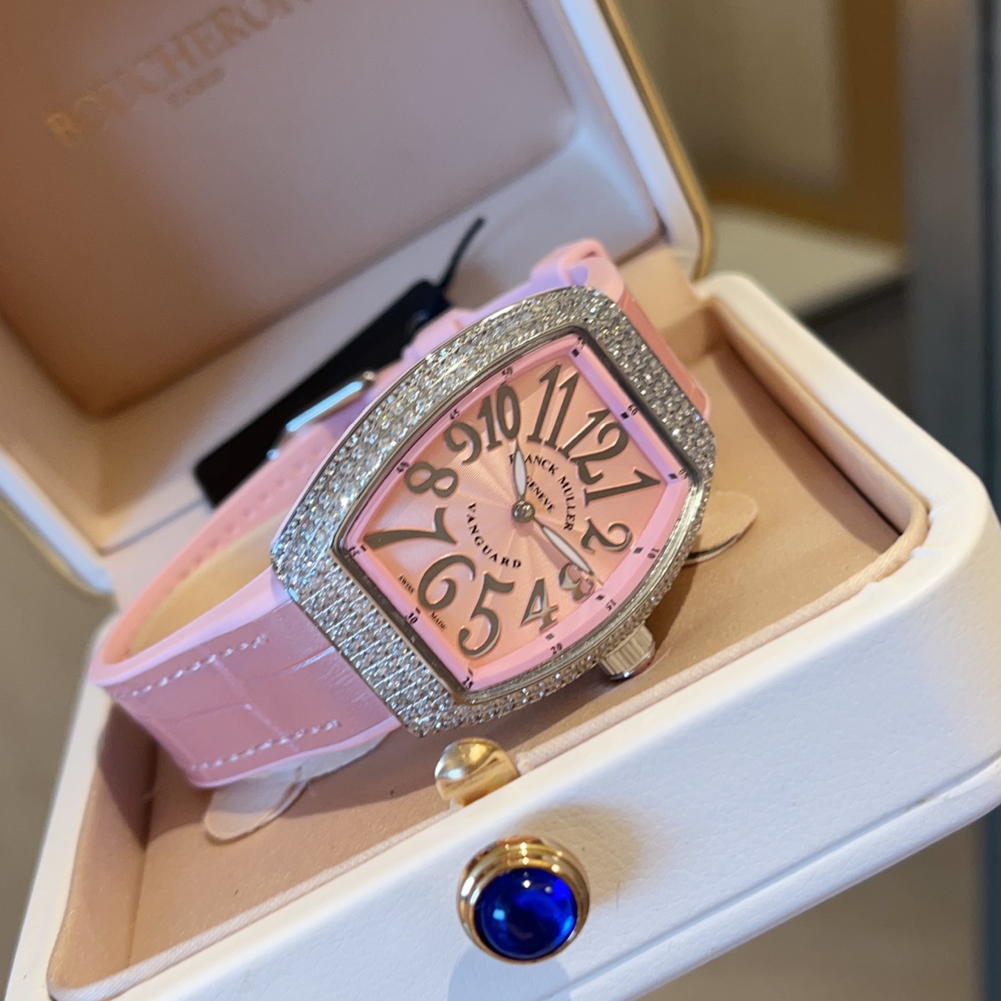 [TOP] Franck Muller V32 Women's Watch 32mm - Pink