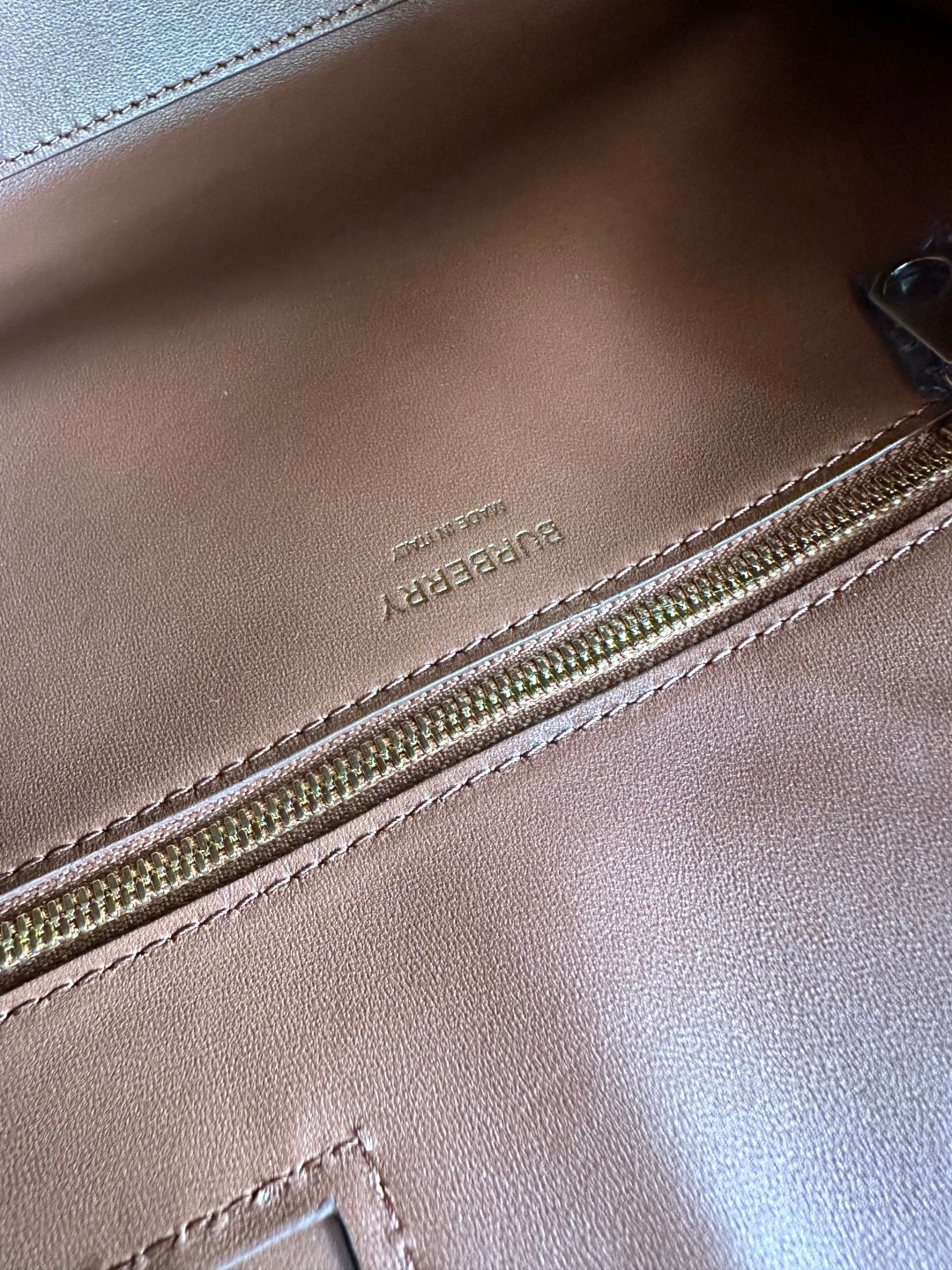 [TOP] BURBERRY Frances Detachable Shoulder Bags 27 x 11 x 20 cm - White/Brown