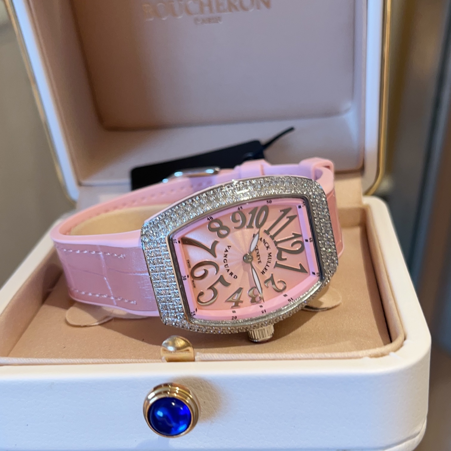 [TOP] Franck Muller V32 Women's Watch 32mm - Pink